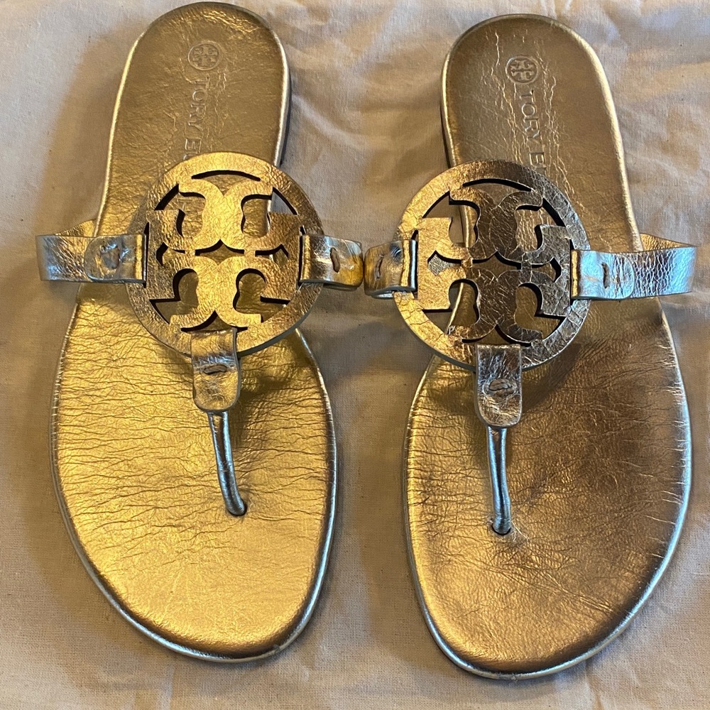 Tory Burch Miller Gold Sandals